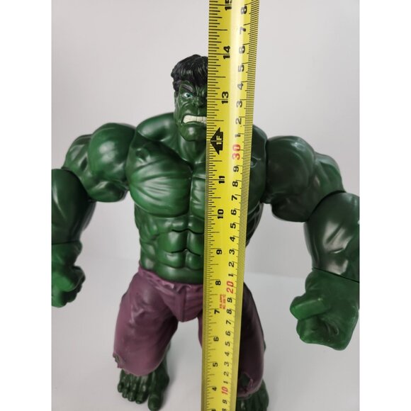 Marvel Disney Store Large 14" Talking Incredible Hulk Action Figure Working - Picture 13 of 13